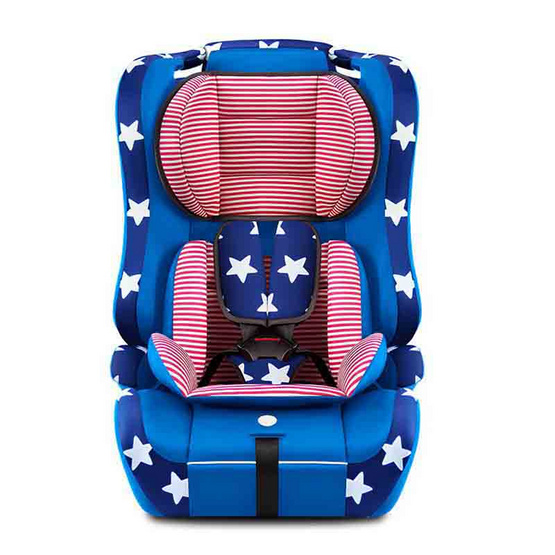 DODOLOVE Car seat รุ่น HD-02 สีฟ้าลายดาว