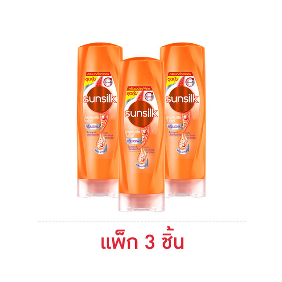 ซันซิล ครีมนวดผม สูตรเซรั่ม บำรุงผมเสียในทันที (ส้ม) 180 มล. (1 แพ็ก 3 ชิ้น)