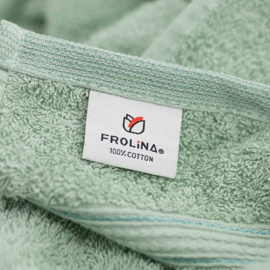 Frolina ผ้าขนหนูเช็ดตัว ขนาด 27x54 นิ้ว รุ่น Essence สีเขียว