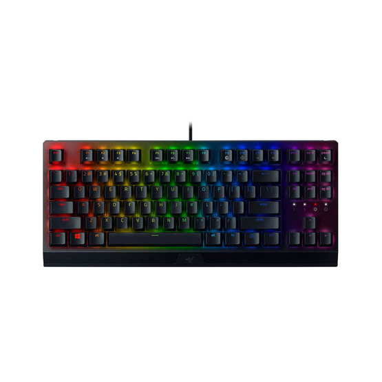 Razer คีย์บอร์ดเกม BlackWidow V3 Tenkeyless Green Switch [THAI]