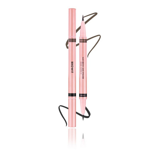 Browit ดินสอเขียนคิ้วและอายไลน์เนอร์ Duo Brow&Eyeliner 0.35มล+0.2มล Browit ดินสอเขียนคิ้วและอายไลน์เนอร์ Duo Brow&Eyeliner 0.35มล+0.2มล