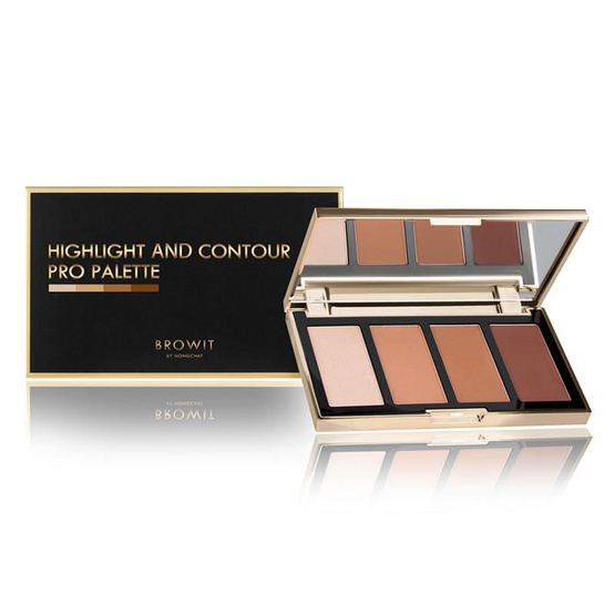 Browit พาเลทไฮไลท์และคอนทัวร์ Highlight & Contour 3.5กรัมx4สี