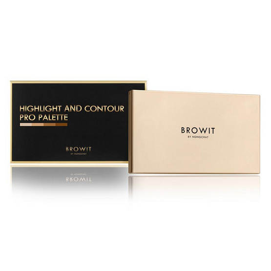 Browit พาเลทไฮไลท์และคอนทัวร์ Highlight & Contour 3.5กรัมx4สี