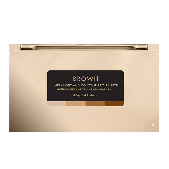 Browit พาเลทไฮไลท์และคอนทัวร์ Highlight & Contour 3.5กรัมx4สี