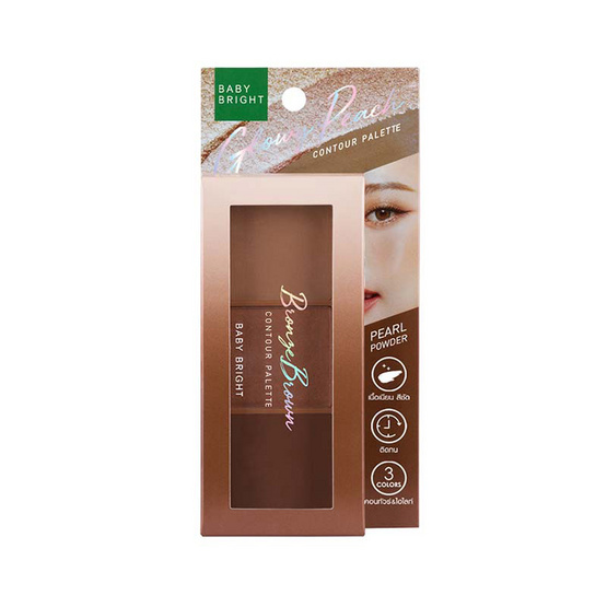 Baby Bright พาเลทคอนทัวร์ Contour Palette 4x3กรัม