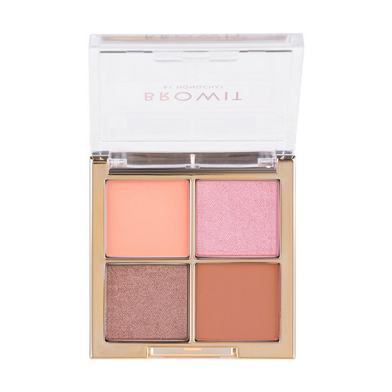 Browit พาเลทอายแชโดว์ Eyeshadow Palette 4x1 กรัม