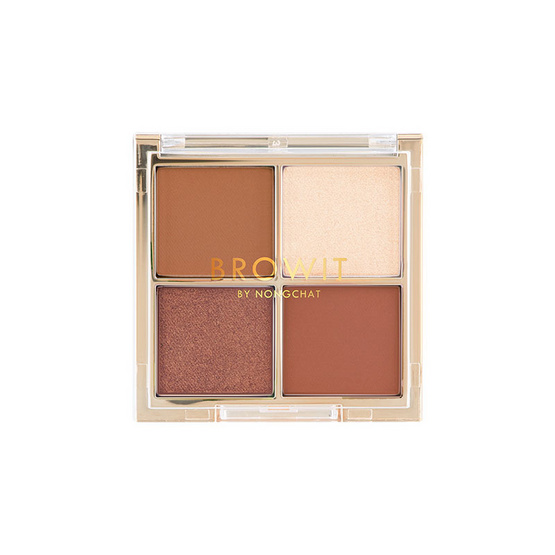 Browit พาเลทอายแชโดว์ Eyeshadow Palette 4x1 กรัม