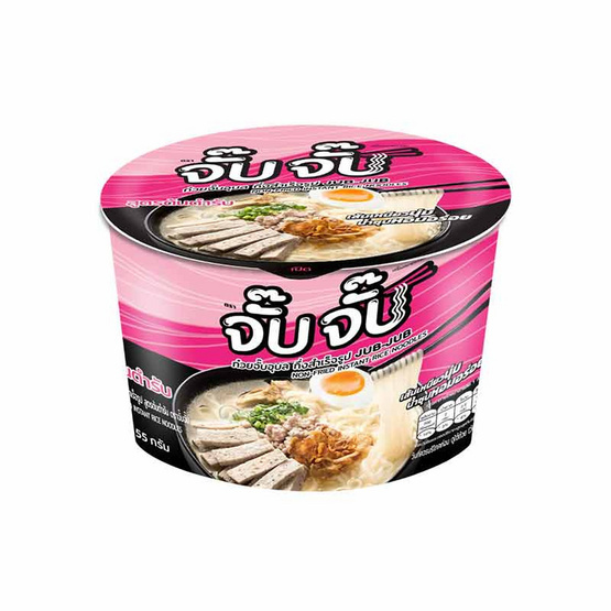 OTOP จั๊บจั๊บคัพ ก๋วยจั๊บอุบลรสต้นตำรับ55กรัม แพ็ก3ถ้วย