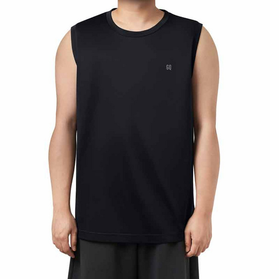 GQ เสื้อกล้ามกีฬา สีดำ GQ เสื้อกล้ามกีฬา สีดำ