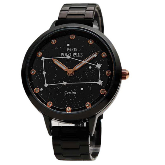 Paris Polo Club นาฬิกาข้อมือ PPC-220601L-GEM ราศีเมถุน