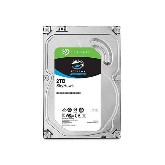 Seagate ฮาร์ดดิสก์ SkyHawk 3.5 นิ้ว Cache 256MB 5400RPM 2TB (ST2000VX015)