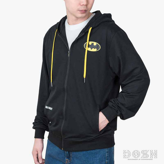 DOSH MEN JACKET HOODIE BATMAN เสื้อแจ็คเก็ตฮู้ด รุ่น DBMJ5024