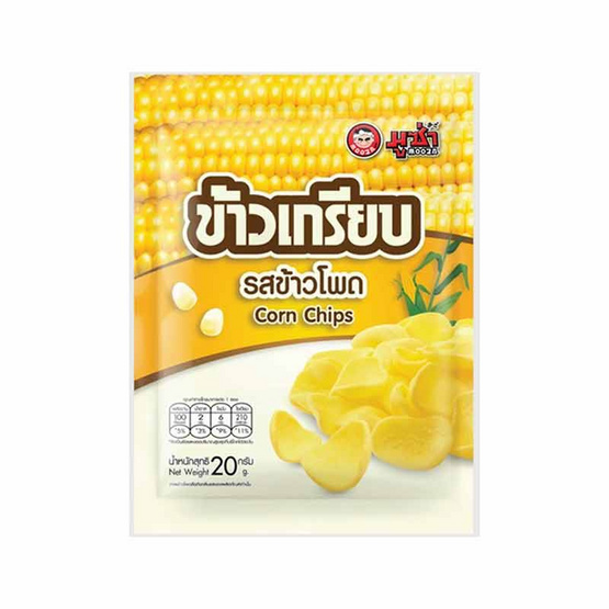 มูซ่า ข้าวเกรียบรสข้าวโพด 20 กรัม (แพ็ก 4 ชิ้น)