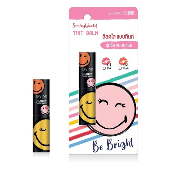 Ustar ทินท์บาล์ม Smileyworld Tint Balm 3 กรัม