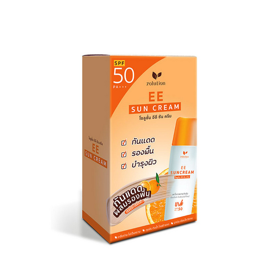 Zolution ครีมกันแดด EE Sun Cream SPF50 PA+++ 6 กรัม (แพ็ก 6 ชิ้น)