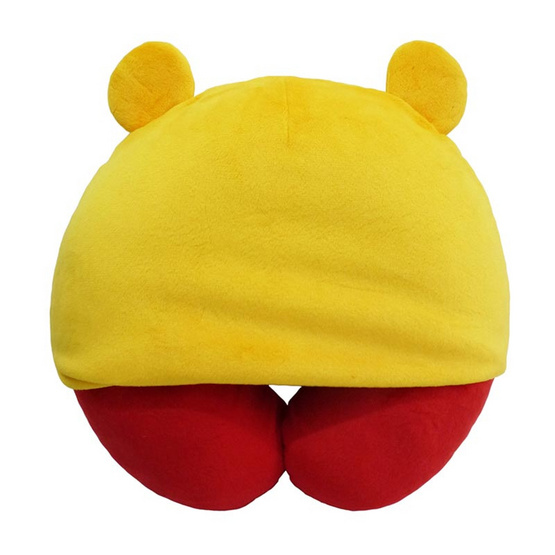 Disney Tsum Tsum หมอนรองคอมีฮู๊ด POOH NO.008