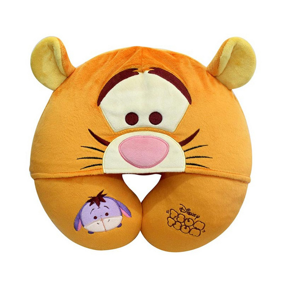 Disney Tsum Tsum หมอนรองคอมีฮู๊ด TIGGER NO.010