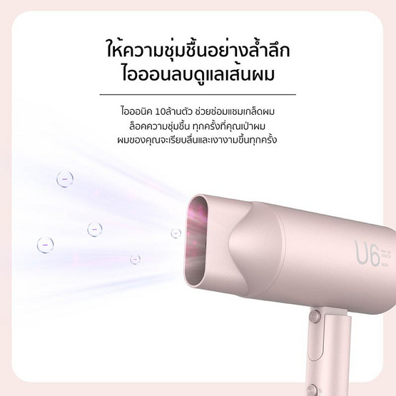 Cool A Styler ไดร์เป่าผม Hair Dryer 1800w รุ่น CA-1801