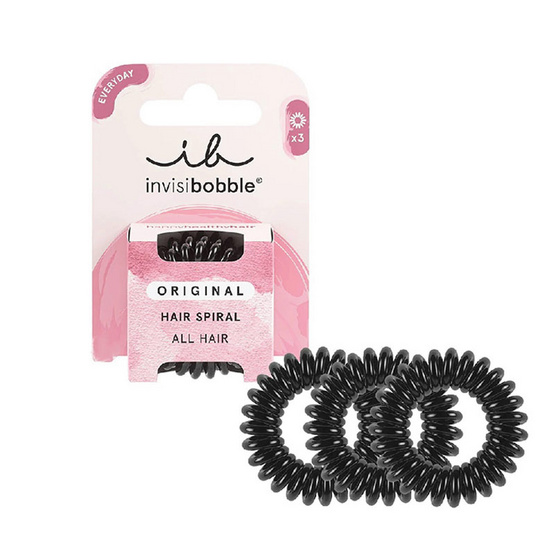 INVISIBOBBLE ยางรัดผม - Original True Black - 3 ชิ้น