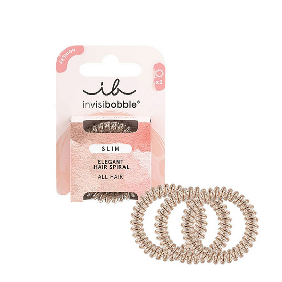 INVISIBOBBLE ยางรัดผม - Slim Bronze Me Pretty - 3 ชิ้น