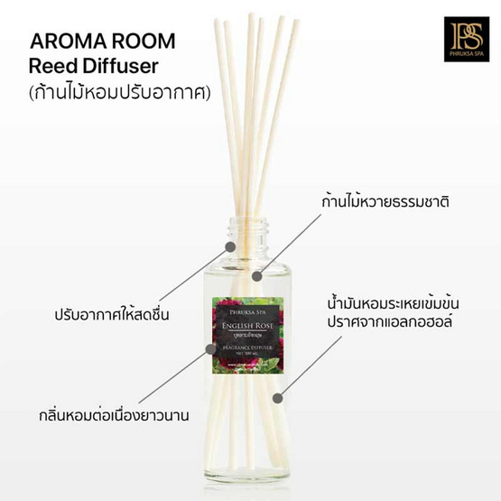 พฤกษา สปา ก้านไม้หอมปรับอากาศ 100 มล. (Refill) Lemongrass