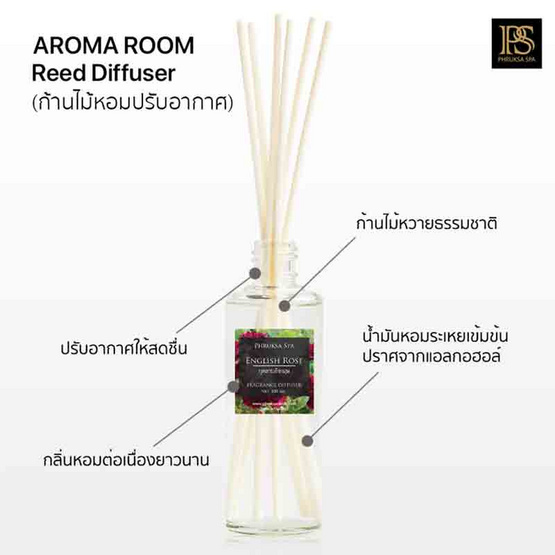 พฤกษา สปา ก้านไม้หอมปรับอากาศ 100 มล. (Refill) Cantaloupe