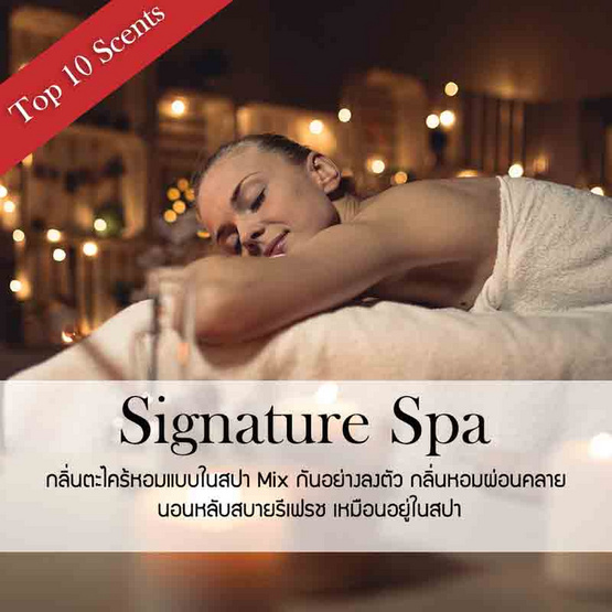 พฤกษา สปา ดอกไม้หอมปรับอากาศ 80 มล. Signature Spa