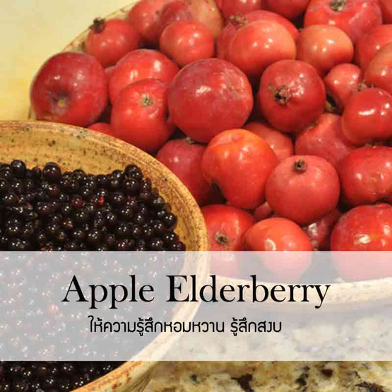 พฤกษา สปา น้ำมันหอมระเหยอโรม่าออยล์ 30 มล. Apple Elderberry