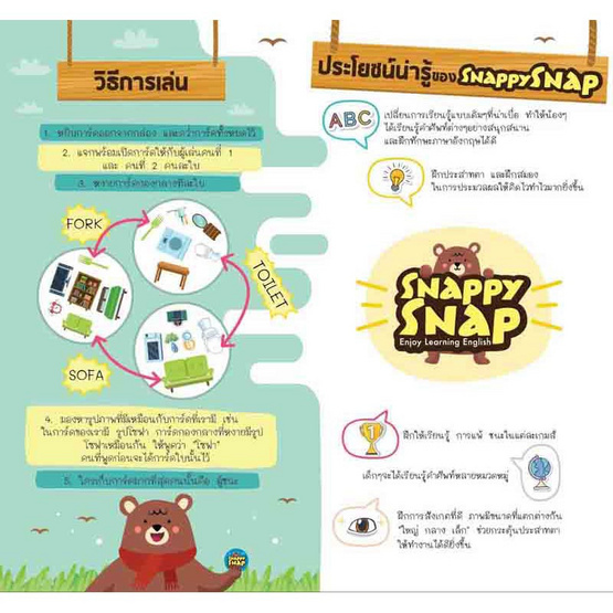 SnappySnap การ์ดเกม บ้านของฉัน