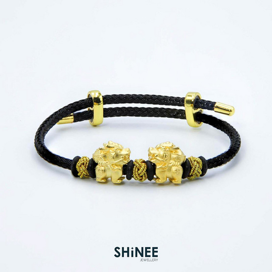 Shinee Jewellry สร้อยข้อมือชาร์มปี่เซียะคู่ ขนาด Freesize