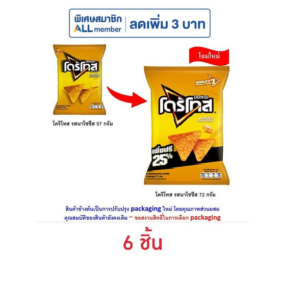โดริโทส รสนาโชชีส 72 กรัม