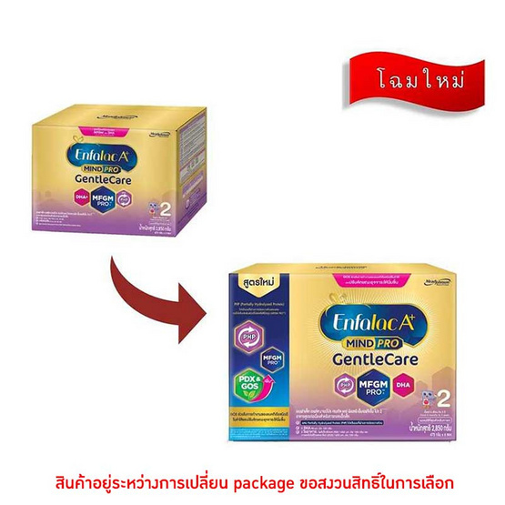 นมผงเอนฟาแล็ค เอพลัส เจนเทิลแคร์ สูตร2 2,850 กรัม