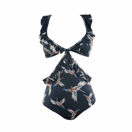 Wolfox Swimwear ชุดว่ายน้ำวันพีช รุ่น Flamingo