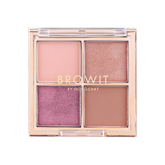 Browit พาเลทอายแชโดว์ Eyeshadow Palette 4x1 กรัม