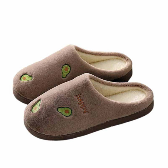 Fashion Shoe รองเท้าใส่ในบ้าน ผ้ากำมะหยี่ ลายผลไม้ Fashion Shoe รองเท้าใส่ในบ้าน ผ้ากำมะหยี่ ลายผลไม้
