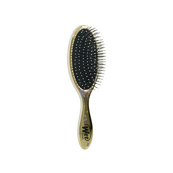 WET BRUSH แปรงหวีผมทรงรี รุ่น ดิสนีย์ พรินเซสดีแทงค์เกิ้ล ลายราพันเซล สีเงิน