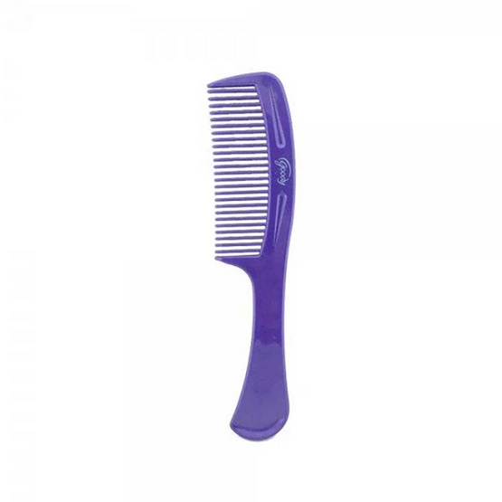 Goody หวีซี่ Super Comb (รุ่น 01107) ปลายซี่ฟันหวีโค้งมน ไม่ขูดหนังศีรษะ สีม่วง