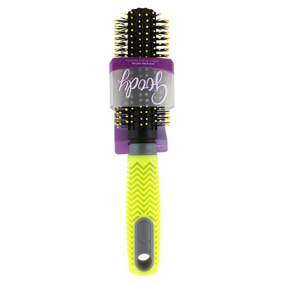 Goody หวีไดร์นีออน (รุ่น 06872) Neon Grips V-bristle Round Brush สีเหลือง