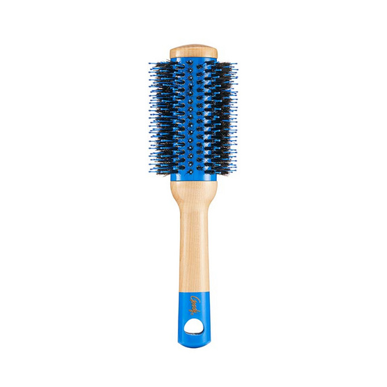 Goody หวีโรลขนหมูป่า (รุ่น 11214)  Wood Round Brush สีฟ้า