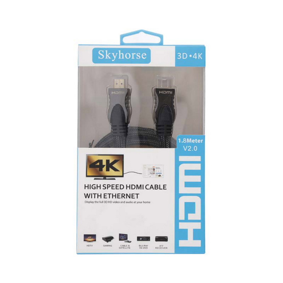 Skyhorse สาย HDMI 2.0 1.8 เมตร SKY 1.8M