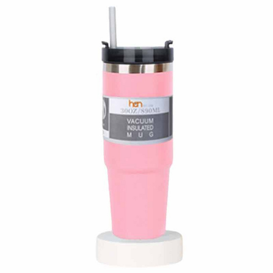 TinTin Shop แก้วเก็บความเย็น 890 ML - Pink