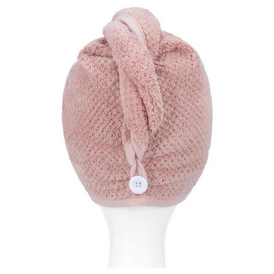 Manicare ผ้าคลุมผม (M26010) Pariddry Hair Turban สีชมพู