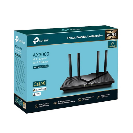 TP-Link เราเตอร์ Archer AX55 Pro