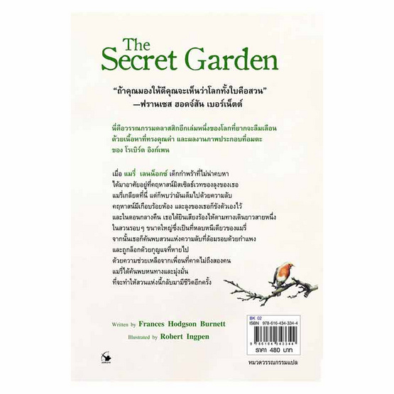 หนังสือ The Secret garden สวนลับปริศนา