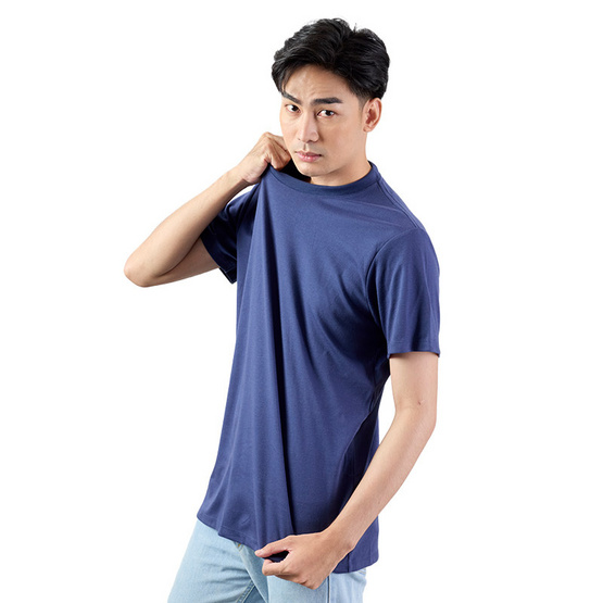 M2S Lifestyle เสื้อยืดคอกลมชาย กรม