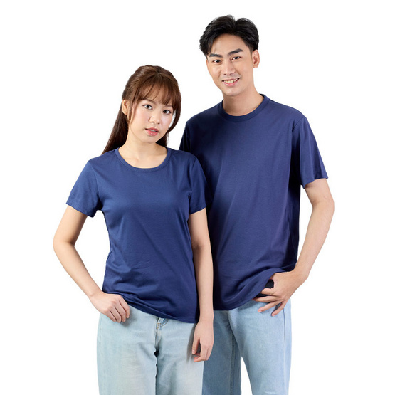 M2S Lifestyle เสื้อยืดคอกลมหญิง กรม นิวแพค