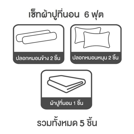 Slumberland เซ็ทผ้าปูที่นอน Cotton รุ่น SYLVESTER