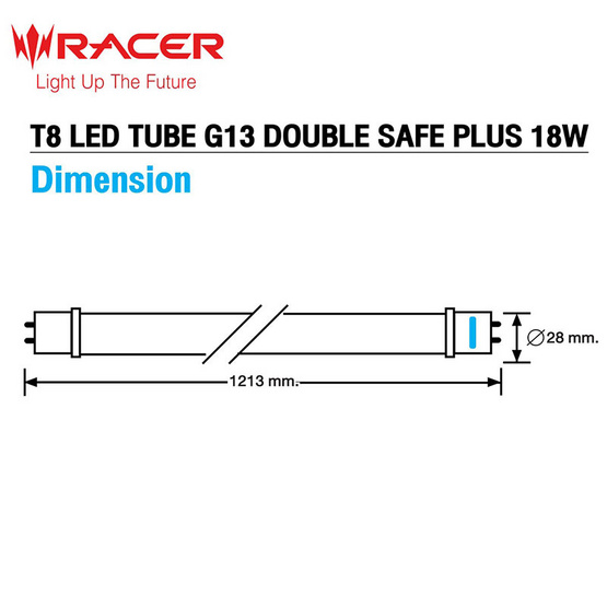 Racer LED Tube 18W