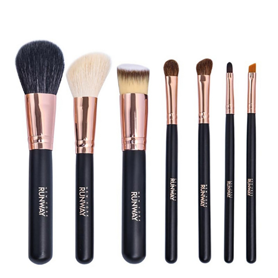 New York RUNWAY เซ็ทแปรงแต่งหน้า 7 ชิ้น Make Up Brush Set + กระบอกเก็บแปรง