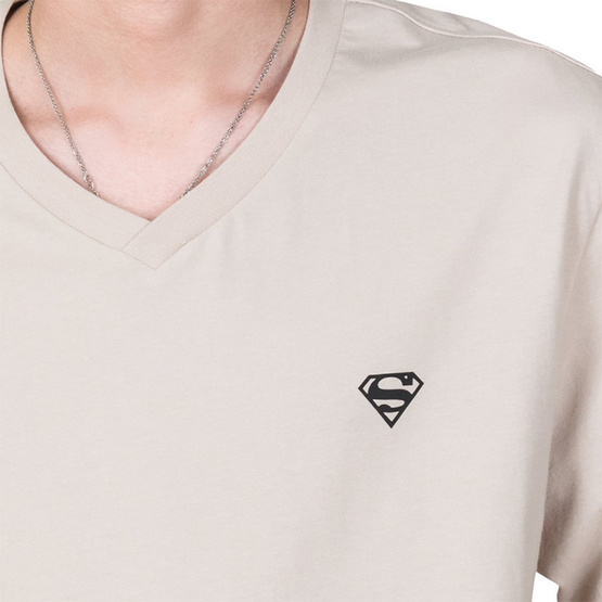 90DOSH UNISEX T-SHIRTS SUPERMAN เสื้อยืดคอวีแขนสั้น 9DSMT5191